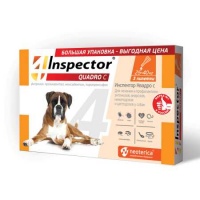 Инспектор Quadro С Капли для собак 25-40 кг, 3 пипетки